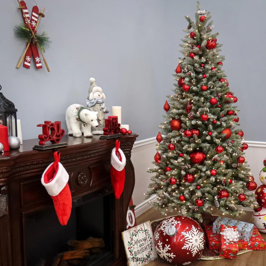 Trees | National Tree Company 75 ft Dunhill(R) Fir Slim Tree with Clear Lights F2L4F80